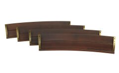 Eser Oval Okey Takımı, Doğal Ahşap Oval Okey Takımı (101 Okey Oyun Seti) Kaliteli Masif Ahşap - Kahverengi Model: 2