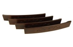 Eser Oval Okey Takımı, Doğal Ahşap Oval Okey Takımı (101 Okey Oyun Seti) Kaliteli Masif Ahşap - Kahverengi Model: 2