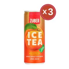 Zuber Ice Tea Şeftali 250 ml x 3 Adet