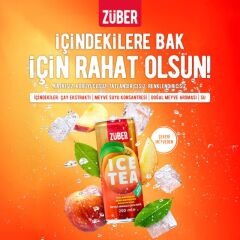 Zuber Ice Tea Şeftali 250 ml x 3 Adet