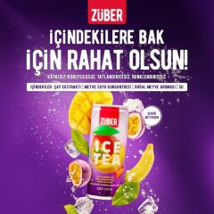Zuber Ice Tea Tropik Meyve 250 ml x 3 Adet
