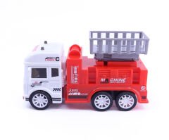 Şehir Simülasyonu Serisi İt-bırak Liftli İtfaiye Aracı 12 Cm