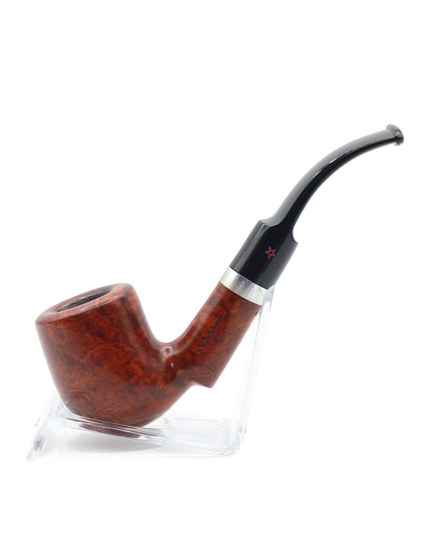 Şahin Pipo Kırmızı Yıldız-Tek Yıldız 135 9mm Filtreli