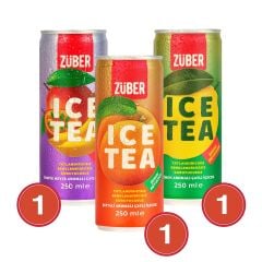 Zuber Ice Tea Tadım Paketi 250 ml x 3 Adet