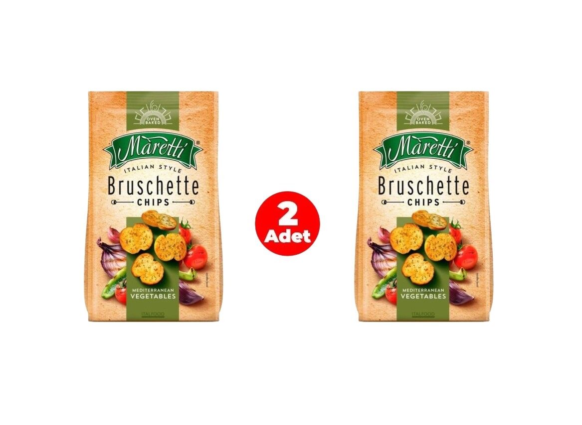 Maretti Bruschette Medıterranean Vegetables Akdeniz Sebzeli Kızartılmış Ekmek (2 ADET)