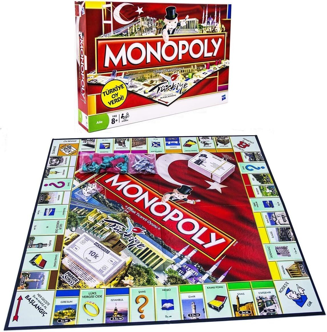 Hasbro Gaming Monopoly Emlak Ticareti Kutu Oyunu