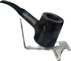 Dapper Poker Pipo Gri 9mm Filtreli  (Mavi Bilezik)