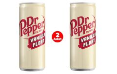 Dr Pepper Vanilla Float - Vanilyalı Gazlı İçecek 330 ml x 2 ADET