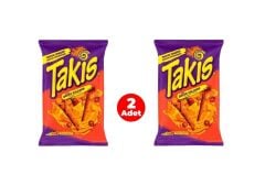 Takis Queso Volcano Peynir ve Kırmızı Acı Biber Aromalı Mısır Cipsi 90gr (2 ADET)