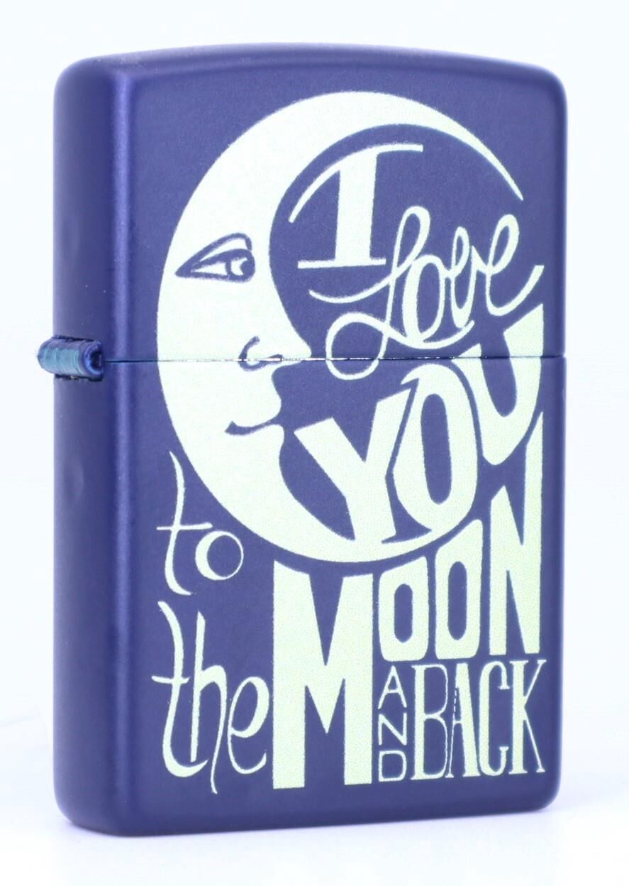 Zippo I Love You To Moon Dizayn Çakmak