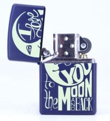 Zippo I Love You To Moon Dizayn Çakmak
