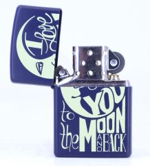 Zippo I Love You To Moon Dizayn Çakmak