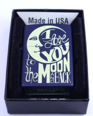 Zippo I Love You To Moon Dizayn Çakmak