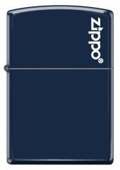 Zippo Navy Matte Logo Dizayn Çakmak