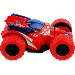 360 Derece Dönebilen Sürtmeli Akrobasi Arabası/Stunt Car - Kırmızı