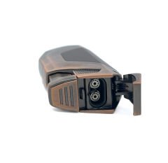 Zorro Çift Torch Pürmüz Puro Çakmağı - Kahverengi