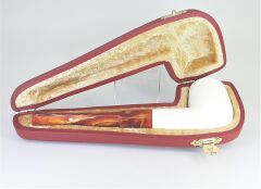 LULEPIPOMRT3 Lületaşı Pipo / Doğal Lületaşı El Yapımı Özel Kutulu