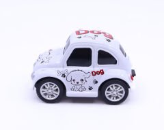 Nostaljik Metal Sevimli Vosvos Çek Bırak Araba - Beyaz