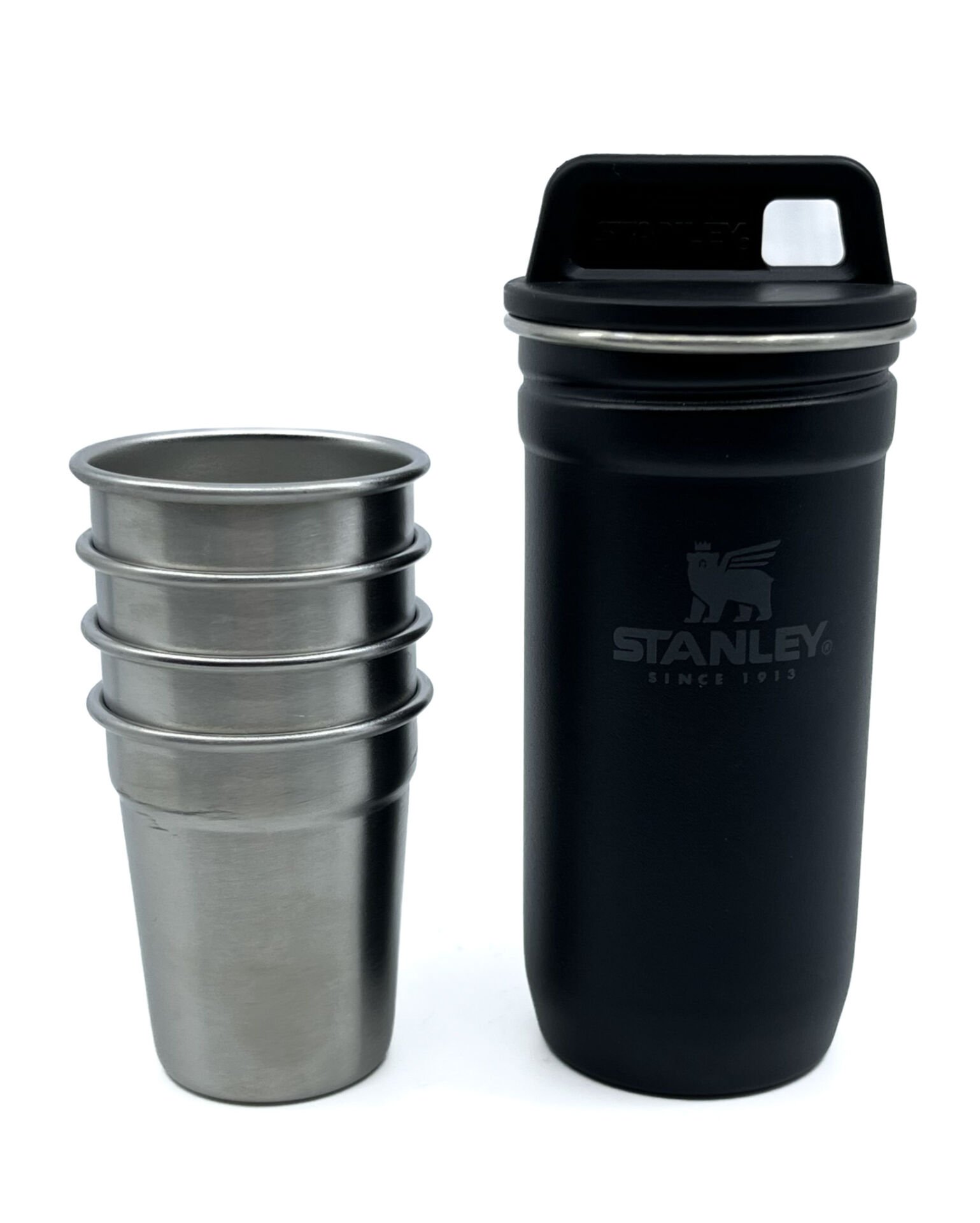 Stanley Adventure Çelik Shot Bardak Seti Matte Black Pebble OUTLET ÜRÜN