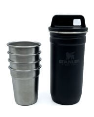 Stanley Adventure Çelik Shot Bardak Seti Matte Black Pebble OUTLET ÜRÜN