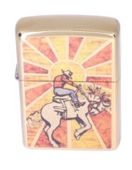 Zippo Fusion Bucking Bronco And Cowboy Dizayn Çakmak