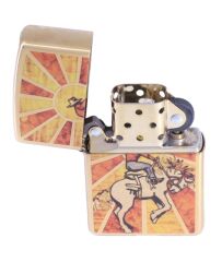 Zippo Fusion Bucking Bronco And Cowboy Dizayn Çakmak