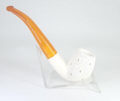 LULEPIPOMRT4 Lületaşı Pipo / Doğal Lületaşı El Yapımı Özel Kutulu