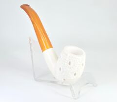 LULEPIPOMRT4 Lületaşı Pipo / Doğal Lületaşı El Yapımı Özel Kutulu