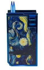 Firebird Starry Night Çift Torch Puro Çakmağı - Mavi