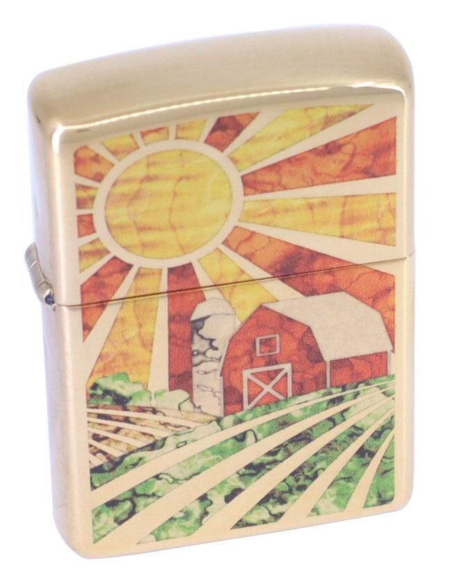 Zippo Fusion Red Barn And Farm Dizayn Çakmak
