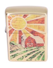 Zippo Fusion Red Barn And Farm Dizayn Çakmak