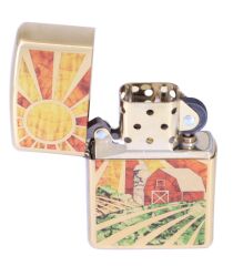Zippo Fusion Red Barn And Farm Dizayn Çakmak
