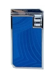 Firebird Parlak Krom Çift Torch Puro Çakmağı - Mavi