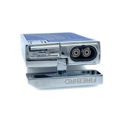 Firebird Parlak Krom Çift Torch Puro Çakmağı - Mavi