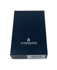 Firebird Parlak Krom Çift Torch Puro Çakmağı - Mavi