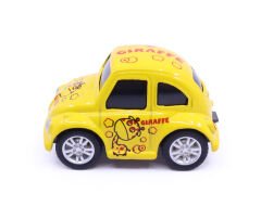 Nostaljik Metal Sevimli Vosvos Çek Bırak Araba - Sarı