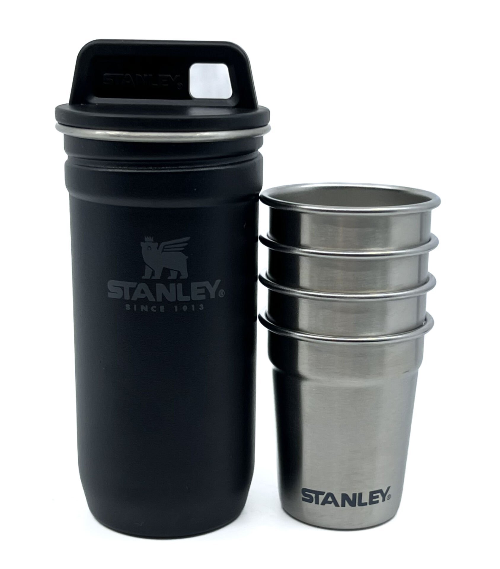 Stanley Adventure Çelik Shot Bardak Seti Matte Black Pebble OUTLET ÜRÜN