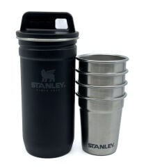 Stanley Adventure Çelik Shot Bardak Seti Matte Black Pebble OUTLET ÜRÜN
