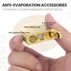 Metal Sızdırmazlık/Yakıt Tasarrufu Aparatı - Altın Rengi(Parlak Sarı)