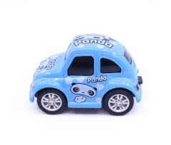 Nostaljik Metal Sevimli Vosvos Çek Bırak Araba - Mavi