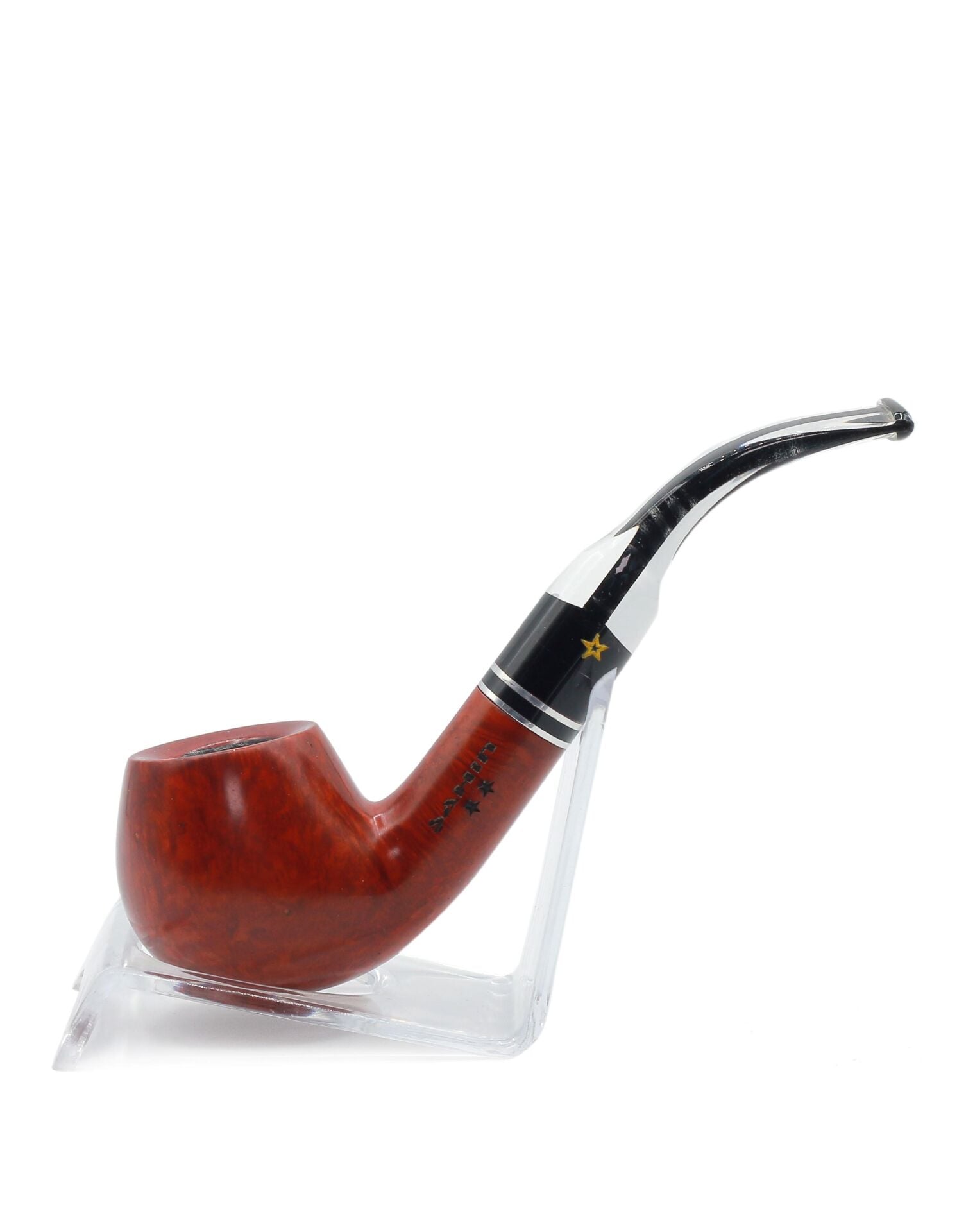 Şahin Pipo Sarı Yıldız-İki Yıldız 120 9mm Filtreli