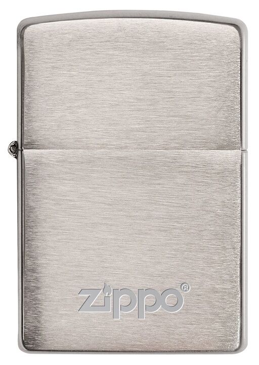 Zippo Brushed Chrome Logo Dizayn Çakmak