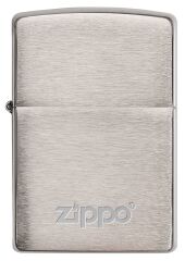 Zippo Brushed Chrome Logo Dizayn Çakmak