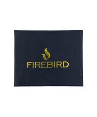 Firebird Altın Sarısı Kırmızı Karbon Fiber Desenli Giyotin Puro Kesici - Çift Bıçaklı Paslanmaz Çelik