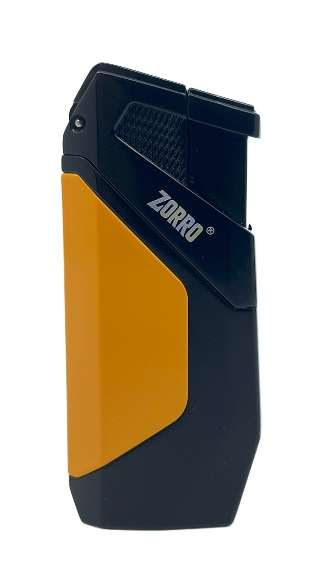 Zorro Çift Torch Pürmüz Puro Çakmağı - Siyah/Sarı