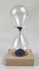 Mıknatıslı Kum Saati Ahşap Standlı