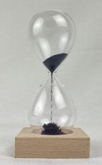 Mıknatıslı Kum Saati Ahşap Standlı