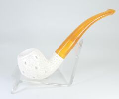 LULEPIPOMRT6 Lületaşı Pipo / Doğal Lületaşı El Yapımı Özel Kutulu