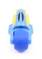 Fütüristik Çılgın Yarış Motoru - Mavi