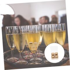 Paslanmaz Çelik Buz Taşı - Soğutma Küpü 4'lü